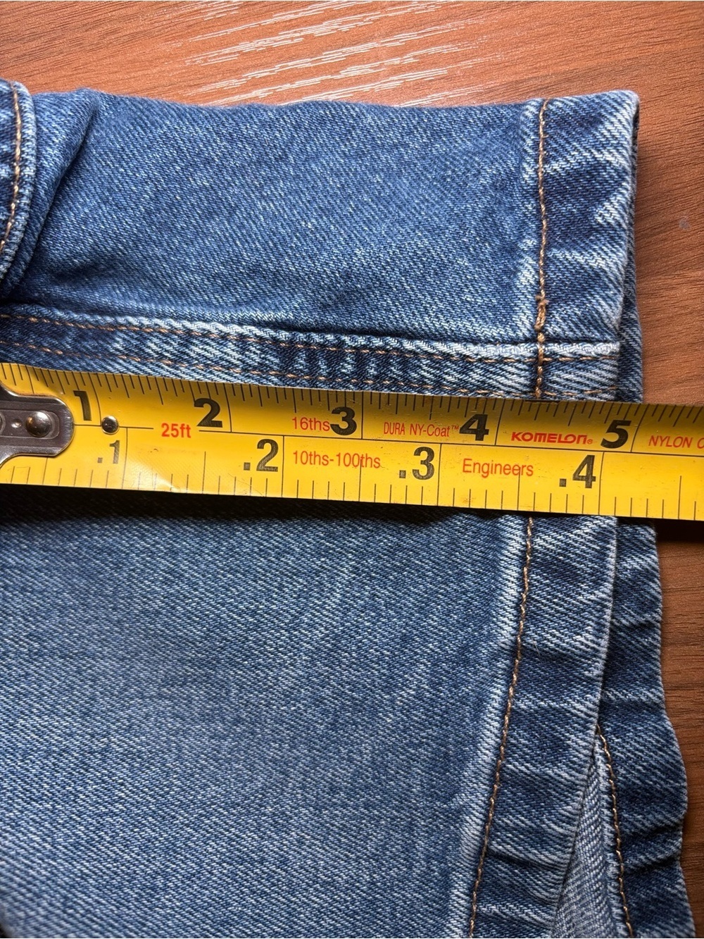 Calvin Klein Vintage Denim Shorts | High Rise Blue Jean Shorts | Classic - Picture 11 of 12